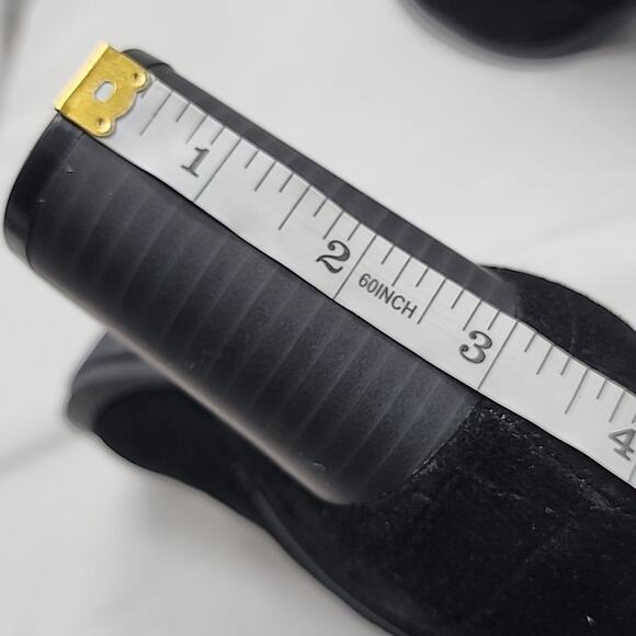 CLARKS BAYLA ROSE LEATHER SUEDE BLACK BOOTIES ALMOND TOE LADIES SIZE 8.5 NWOB - Picture 10 of 16